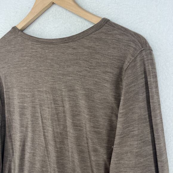 Woolx Women's Long Sleeve Brown Top - Picture 7 of 14